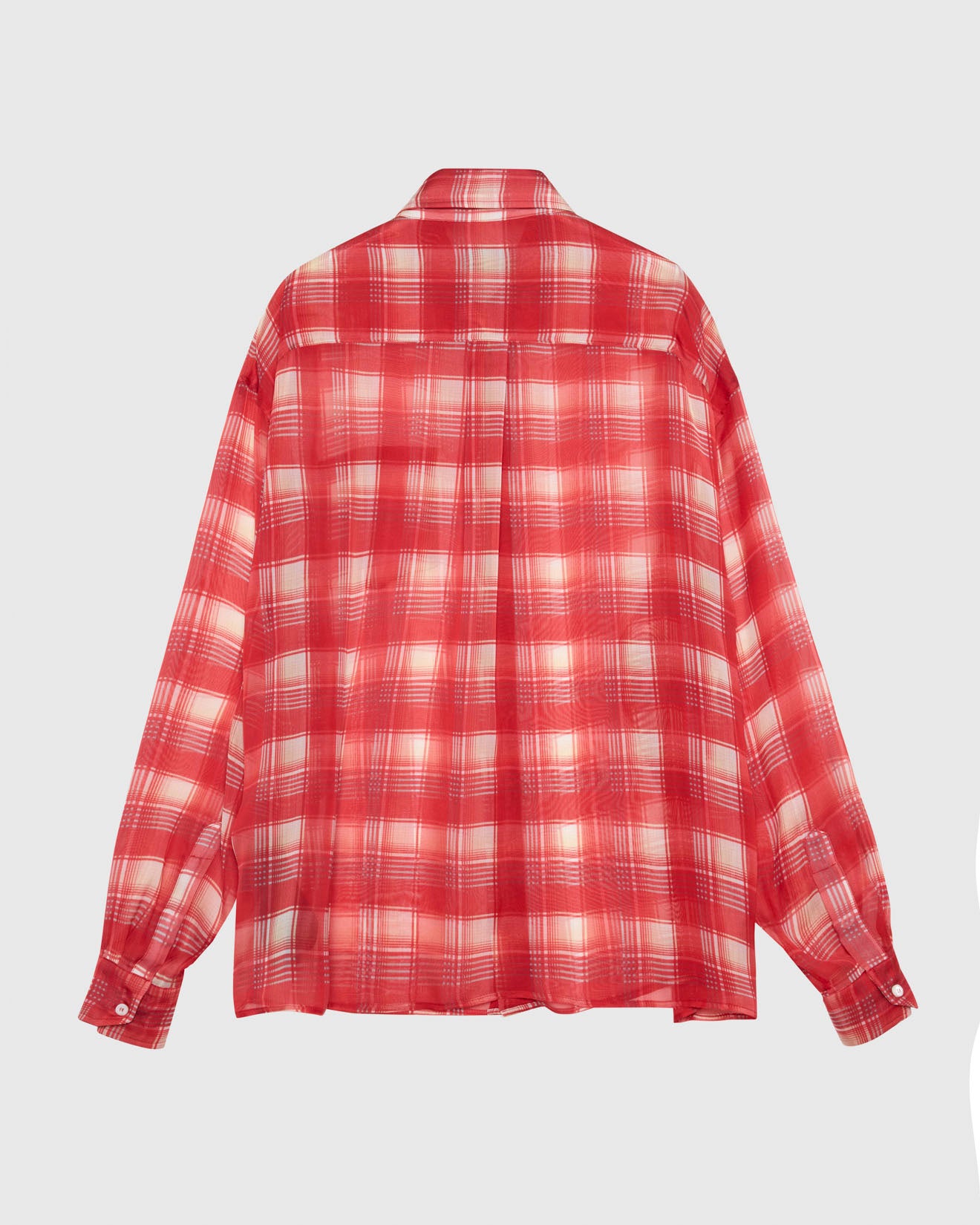 SILK SHIRT - RED CHECK