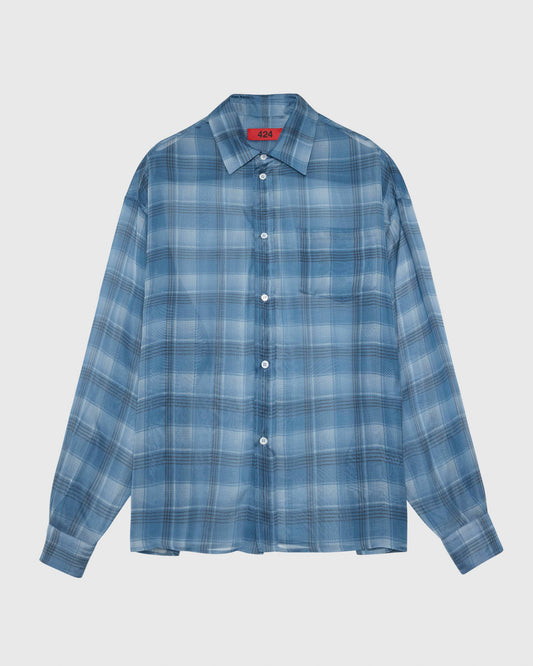 SILK SHIRT - AVIO CHECK