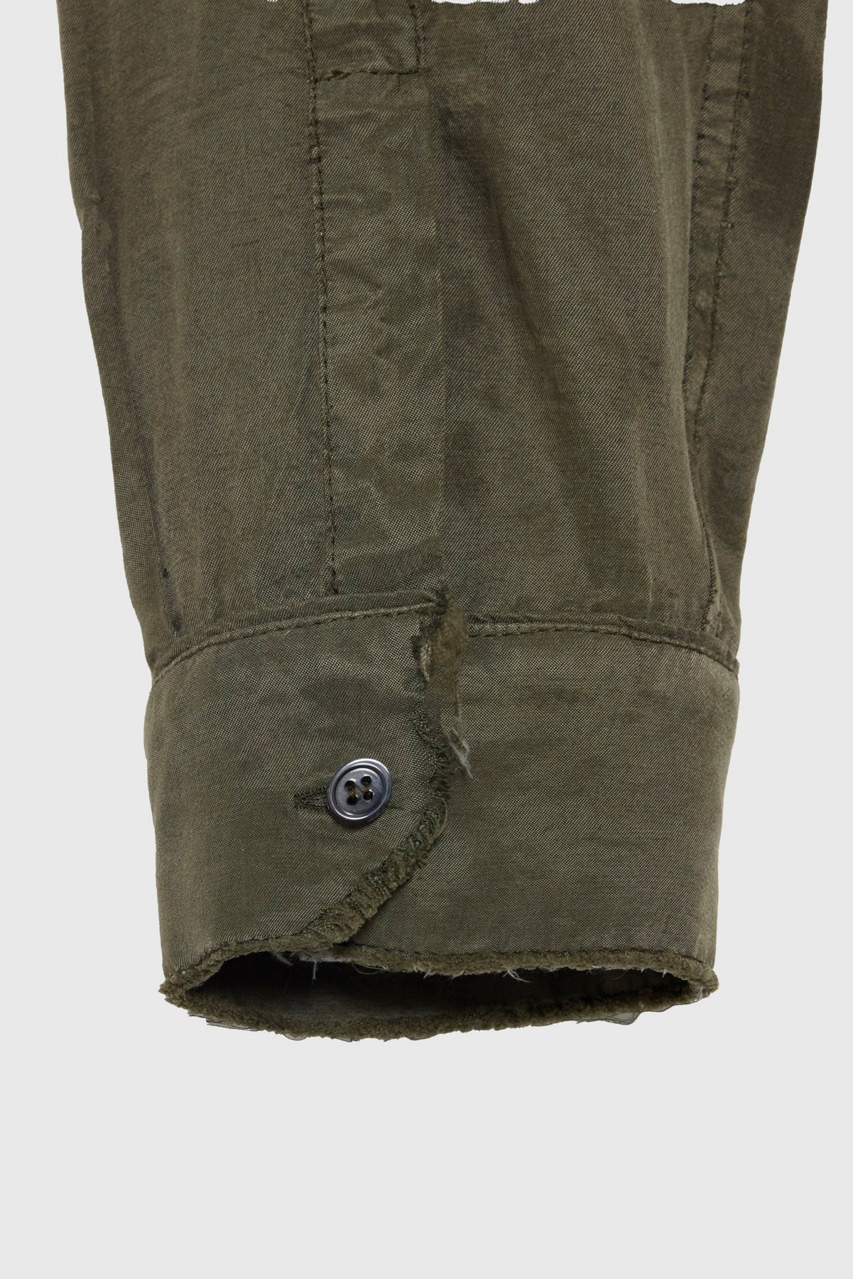 CUPRO SHIRT - OLIVE GREEN