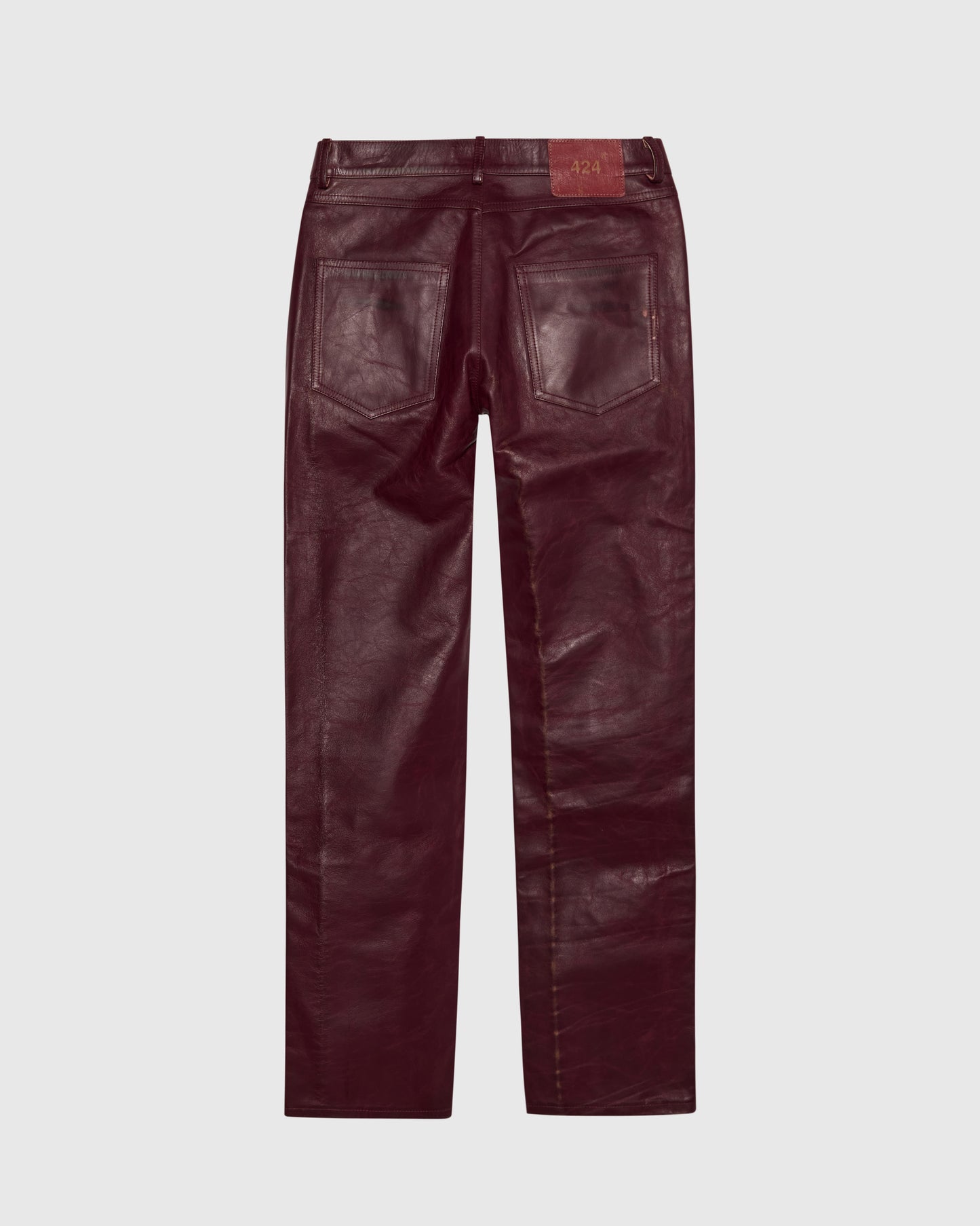 MOTO PANT - PIGEON BLOOD