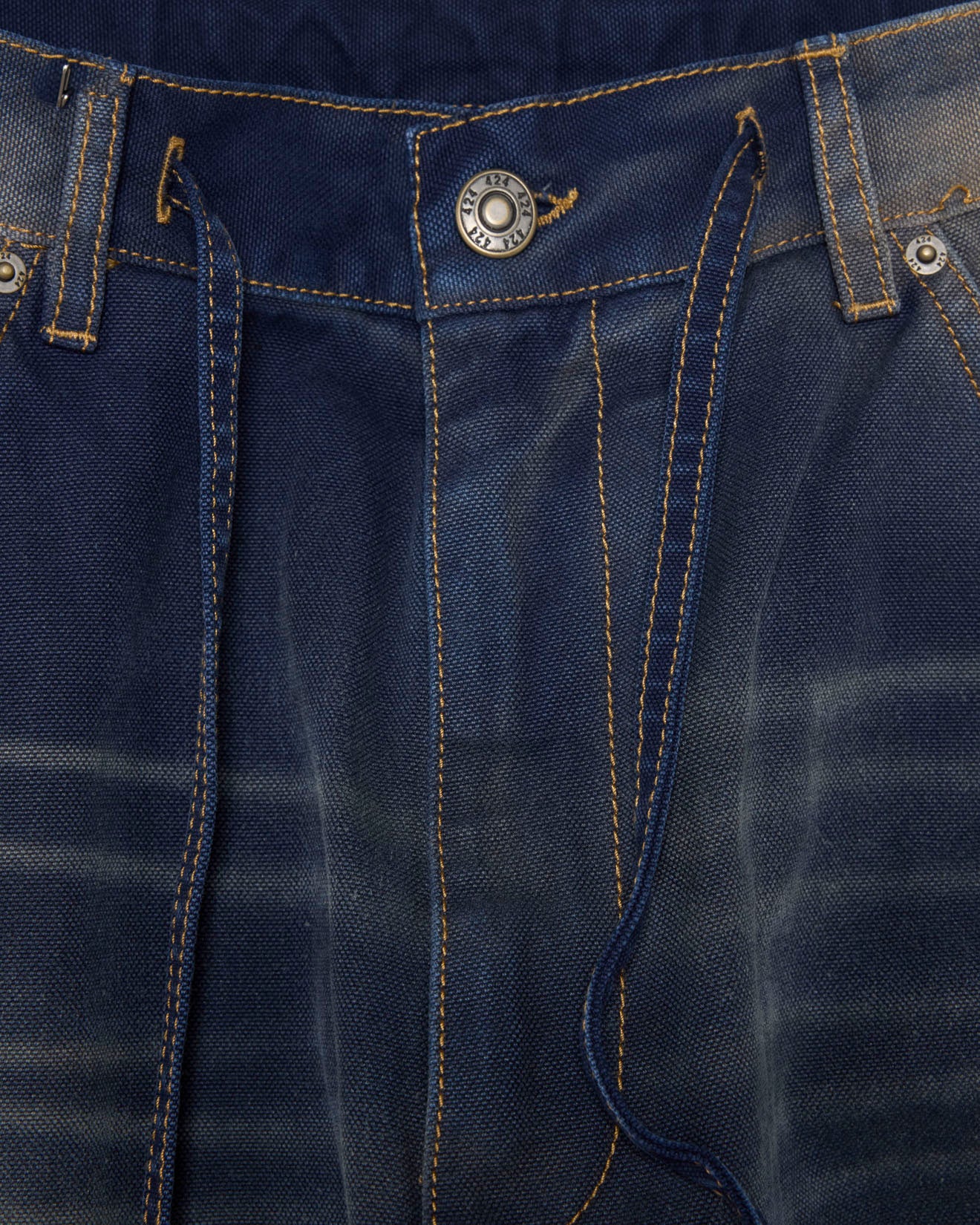 CARGO PANTS - INDACO DENIM