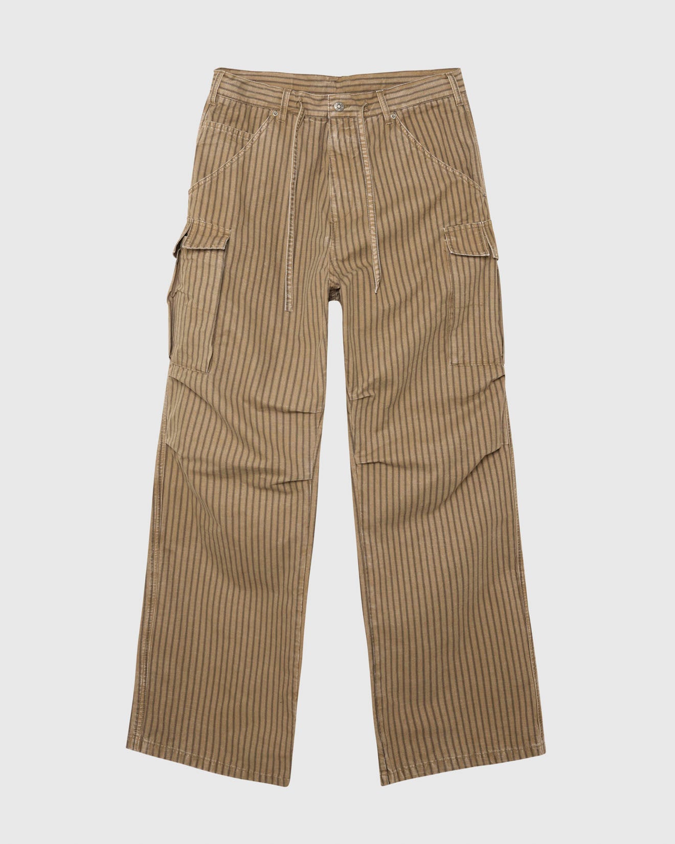 CAMO CARGO PANTS - SAND/BROWN