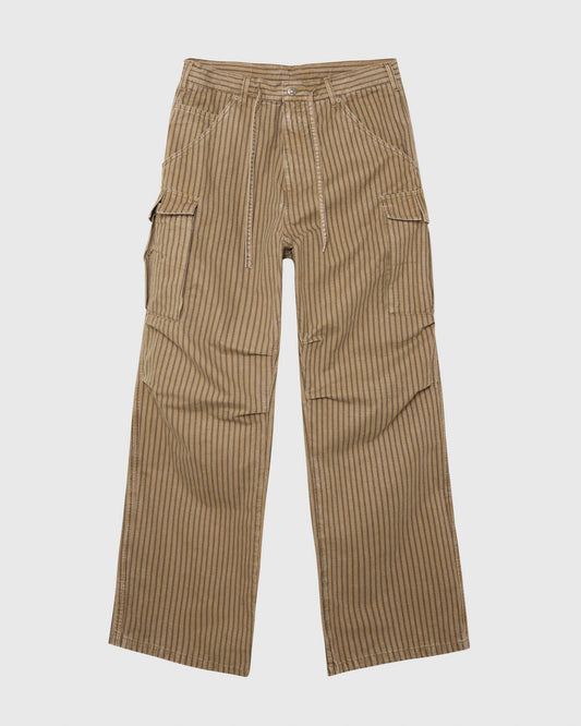 CAMO CARGO PANTS - SAND/BROWN