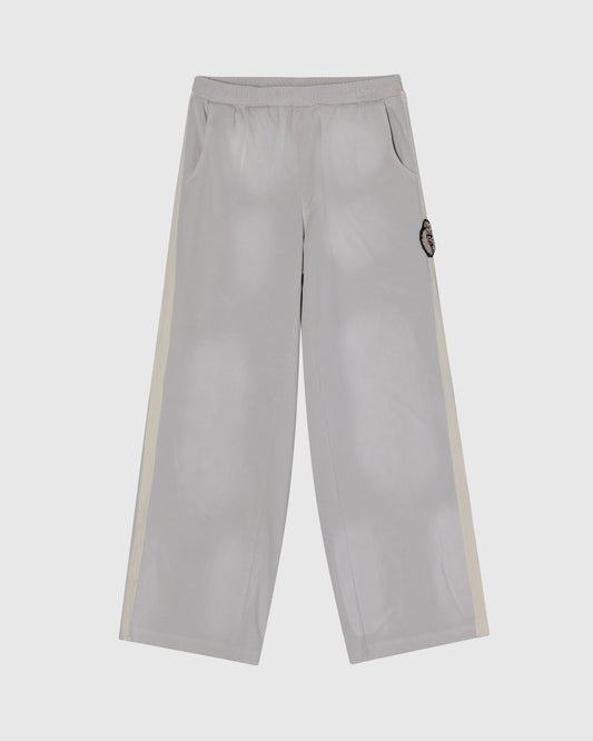 STRIPPED RIPPED SWEATPANTS - COLD GRAY