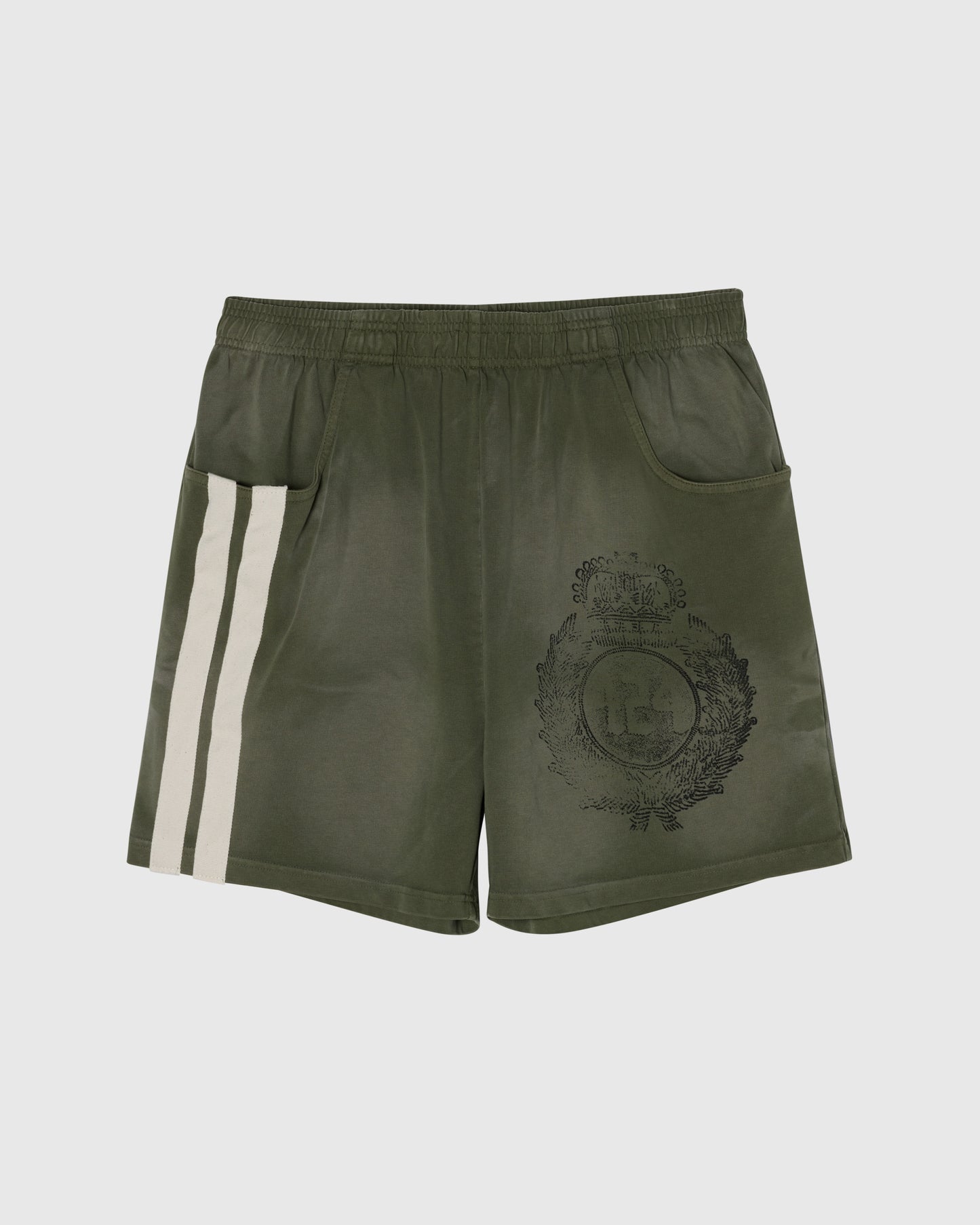 SPORT SHORTS - OLIVE GREEN