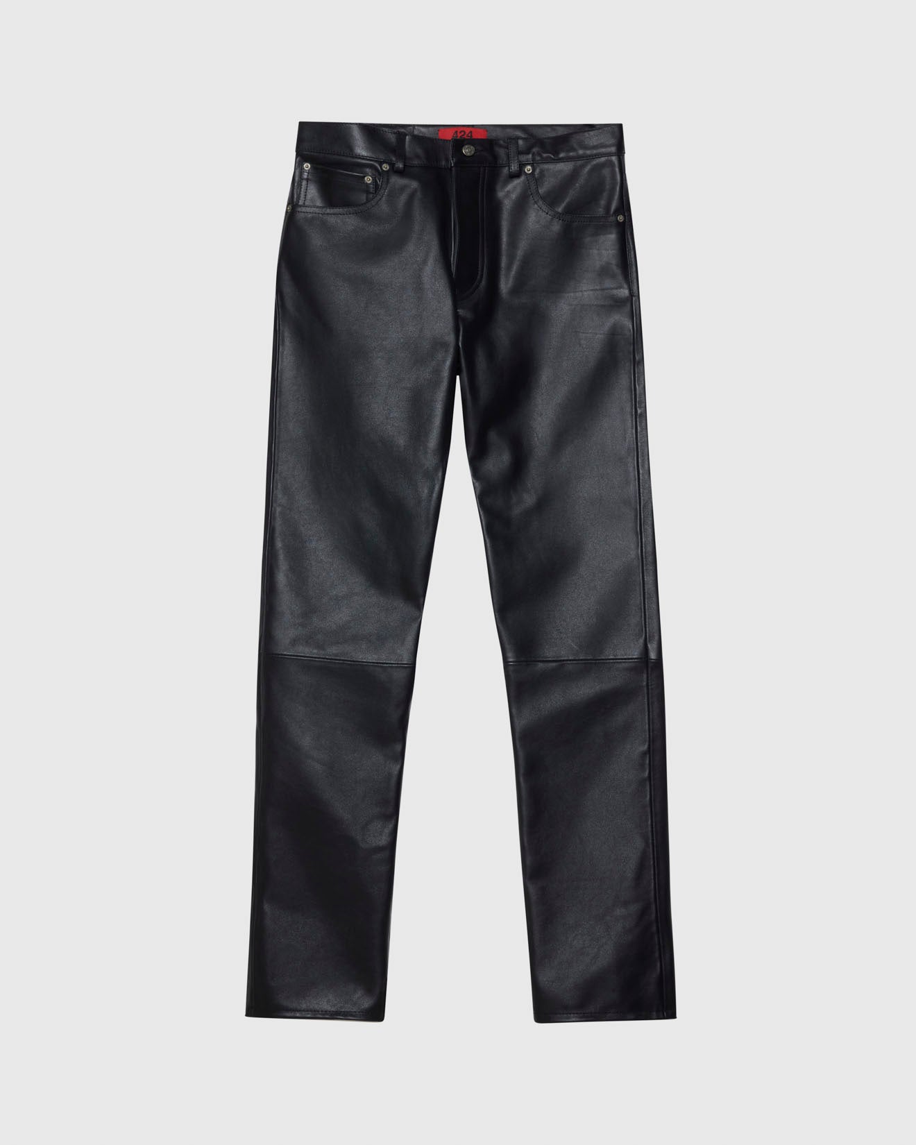SKINNY LEATHER PANT - NERA