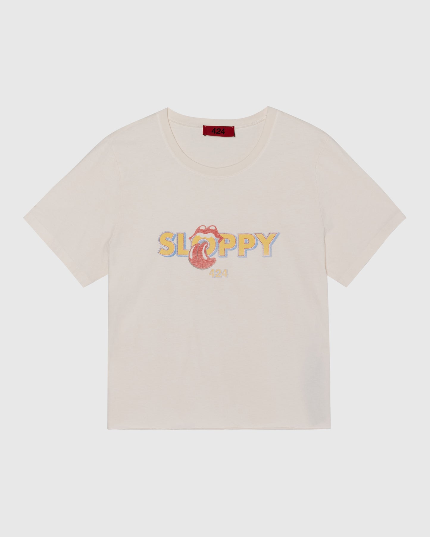 SLOPPY TEE - SALT WHITE