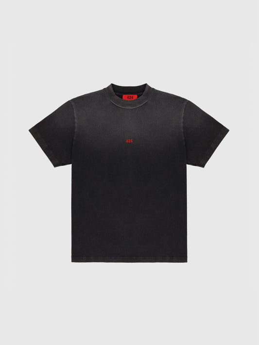 Rib Jersey Alias T-Shirt in Black