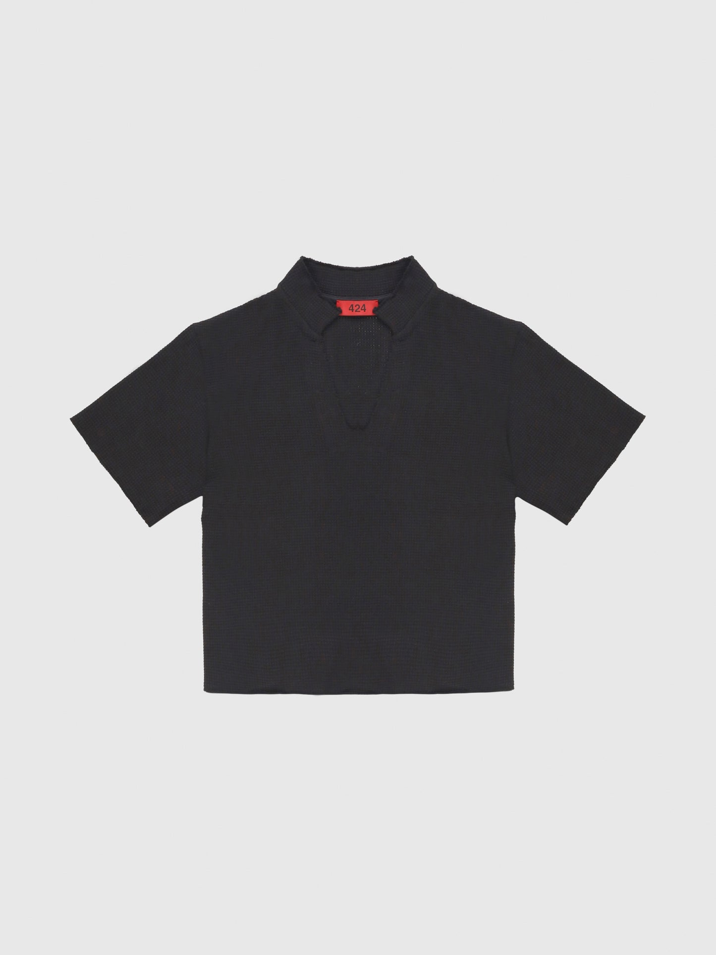 S/S THERMAL FULL BLACK WASHED