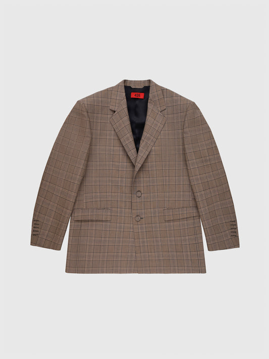 Garden Wool Overjacket in Brown