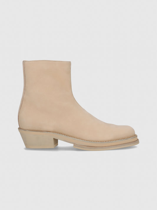 Nabuk Leather West Coast Boot in Cream