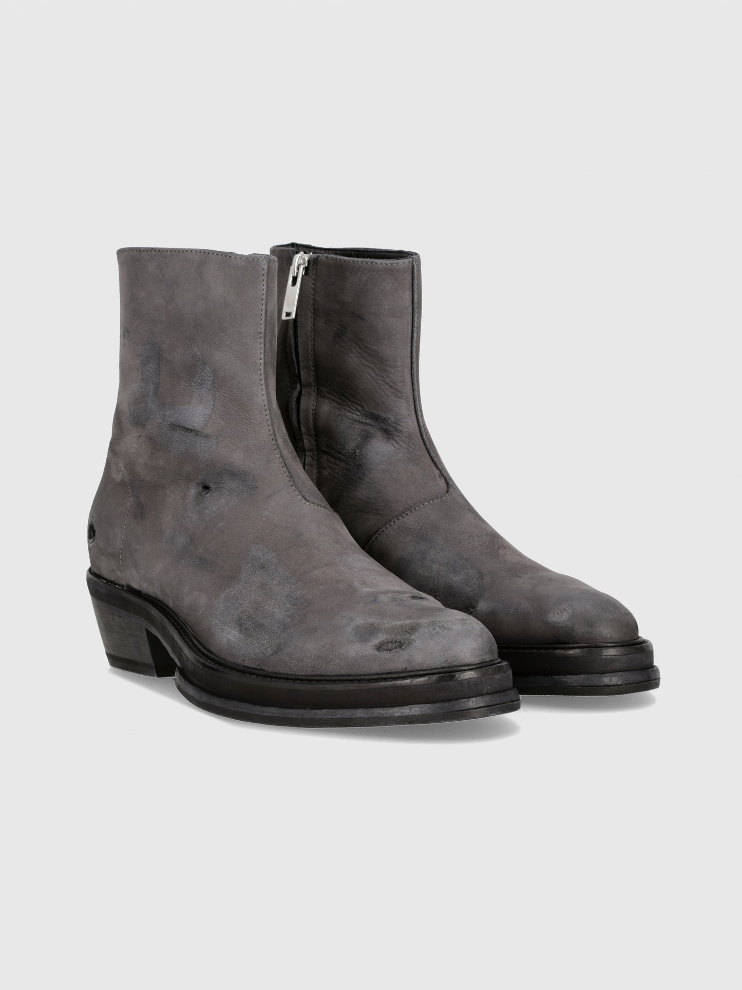 Nabuk Leather West Coast Boot in Graphite Gray