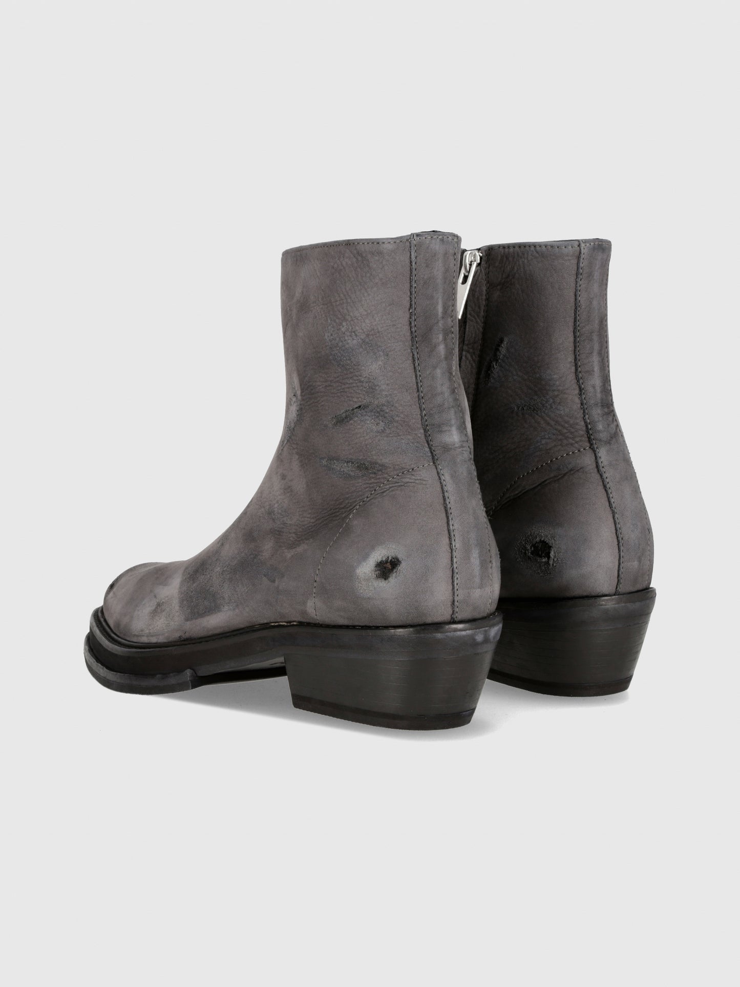 Nabuk Leather West Coast Boot in Graphite Gray