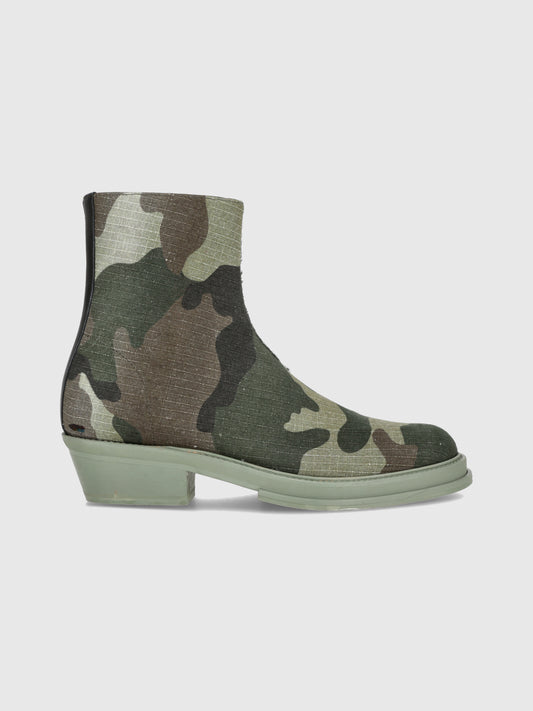 Rip Stop Leather West Coast Boot in Camo