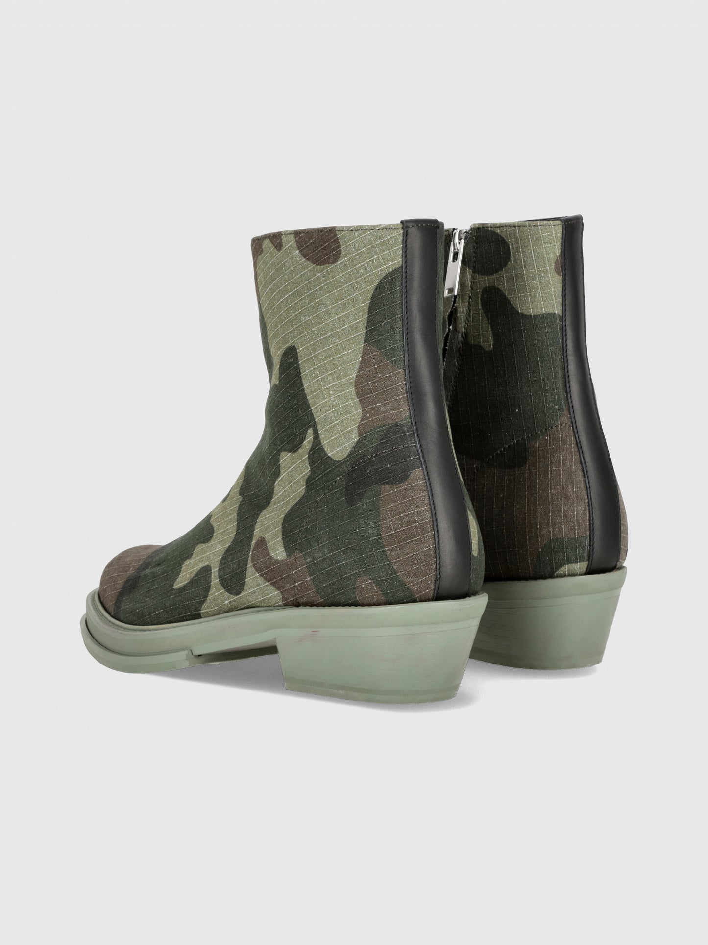 Rip Stop Leather West Coast Boot in Camo