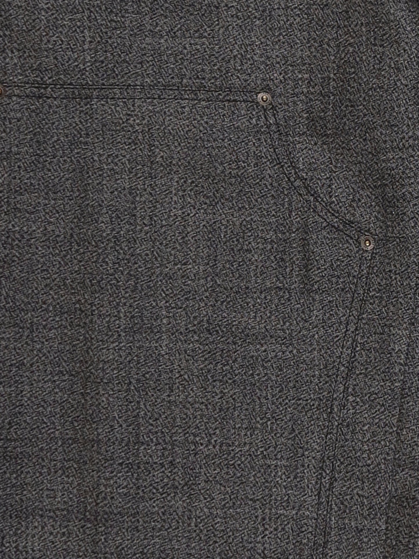 Virgin Wool Work Pant in Salt and Pepper