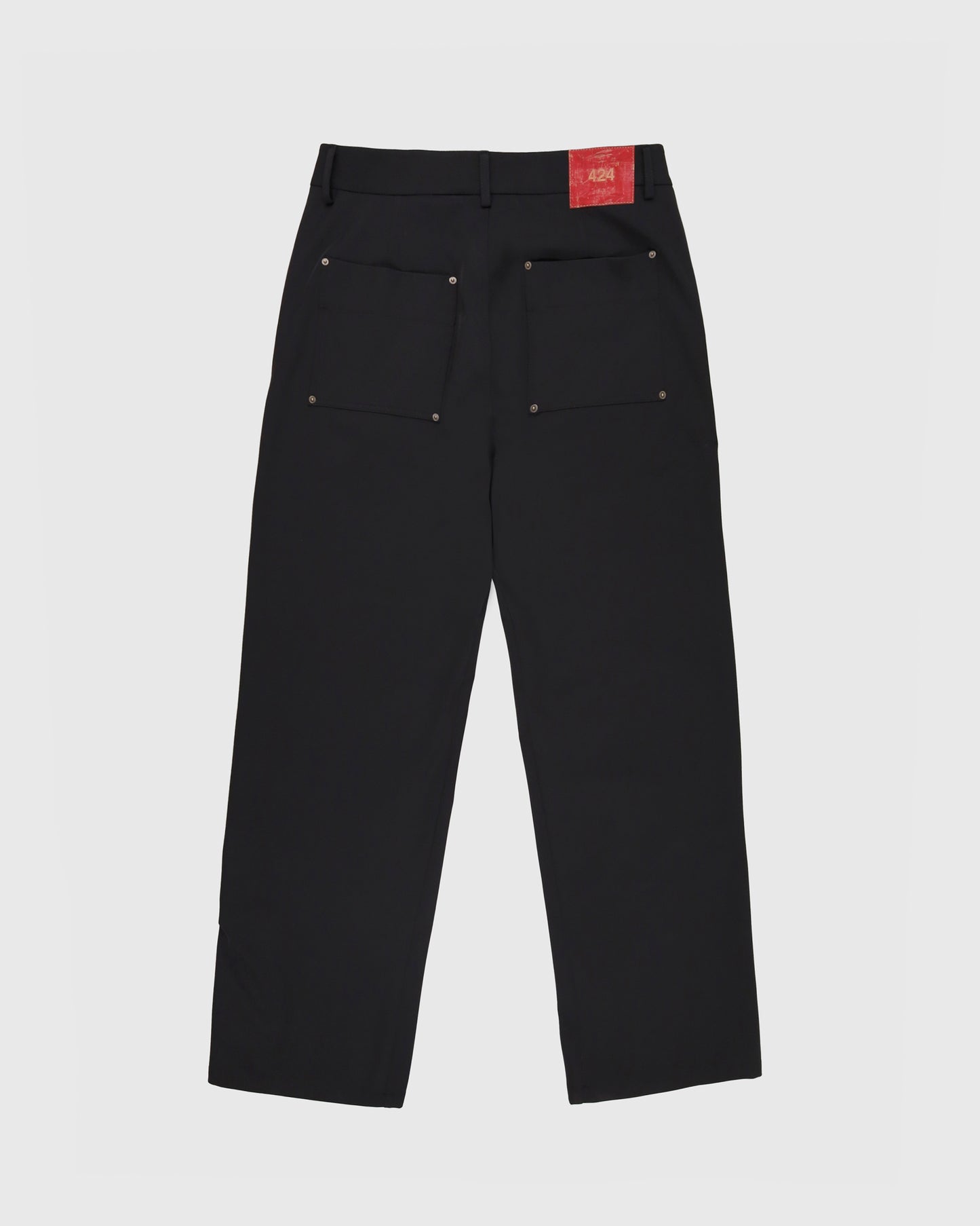 Technical Twill Work Pant in Black