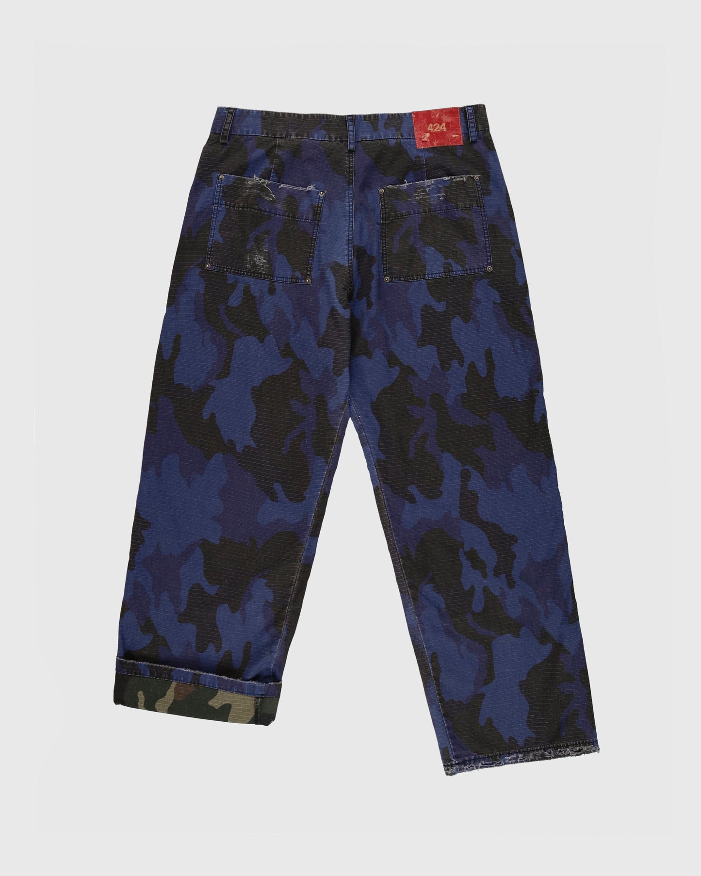 Double Face Rip Stop Work Pant in Camo