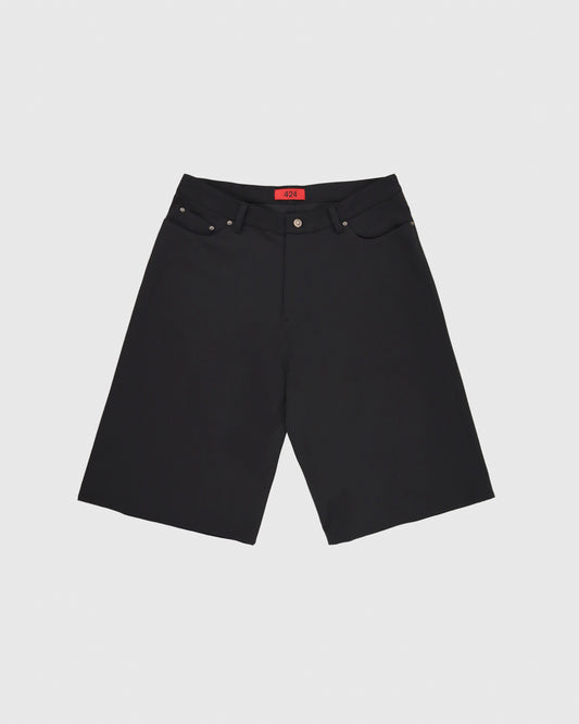 Big Daddy Technical Twill Shorts in Black