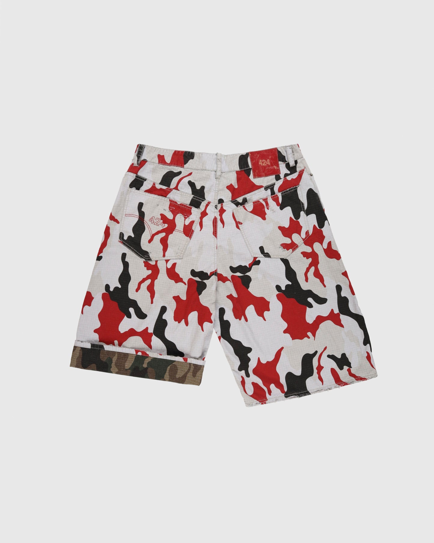 Big Daddy Double Face Rip Stop Shorts in Camo