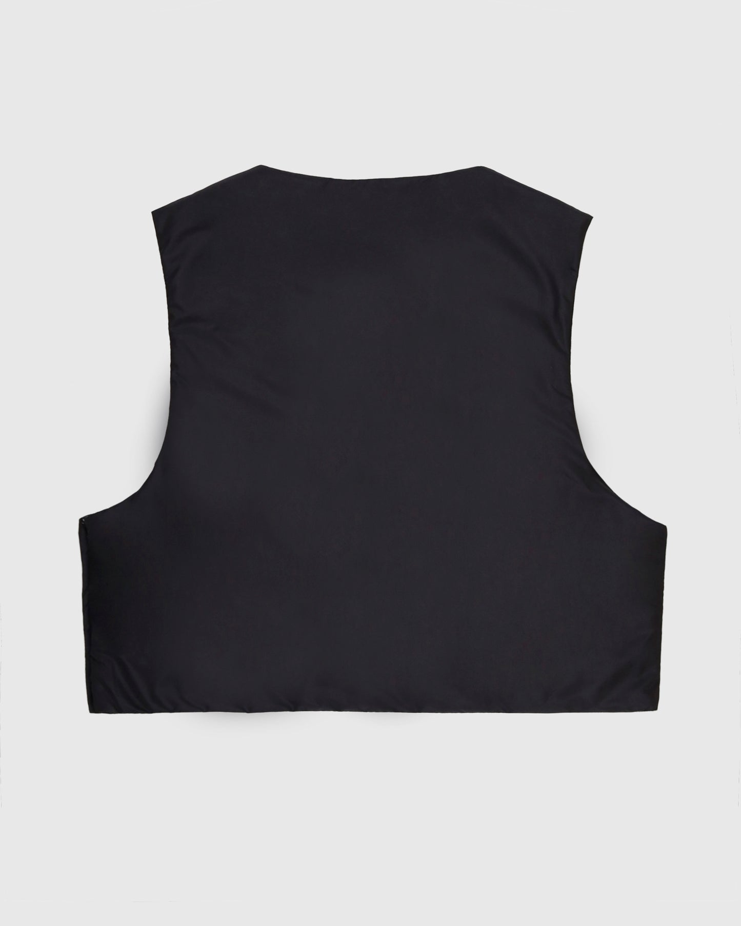 Nylon Padded Vest in Black