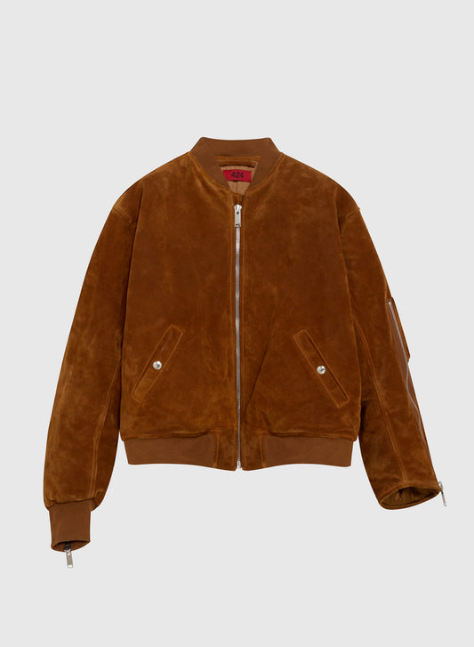MILITARY BOMBER CORDUROY LEATHER