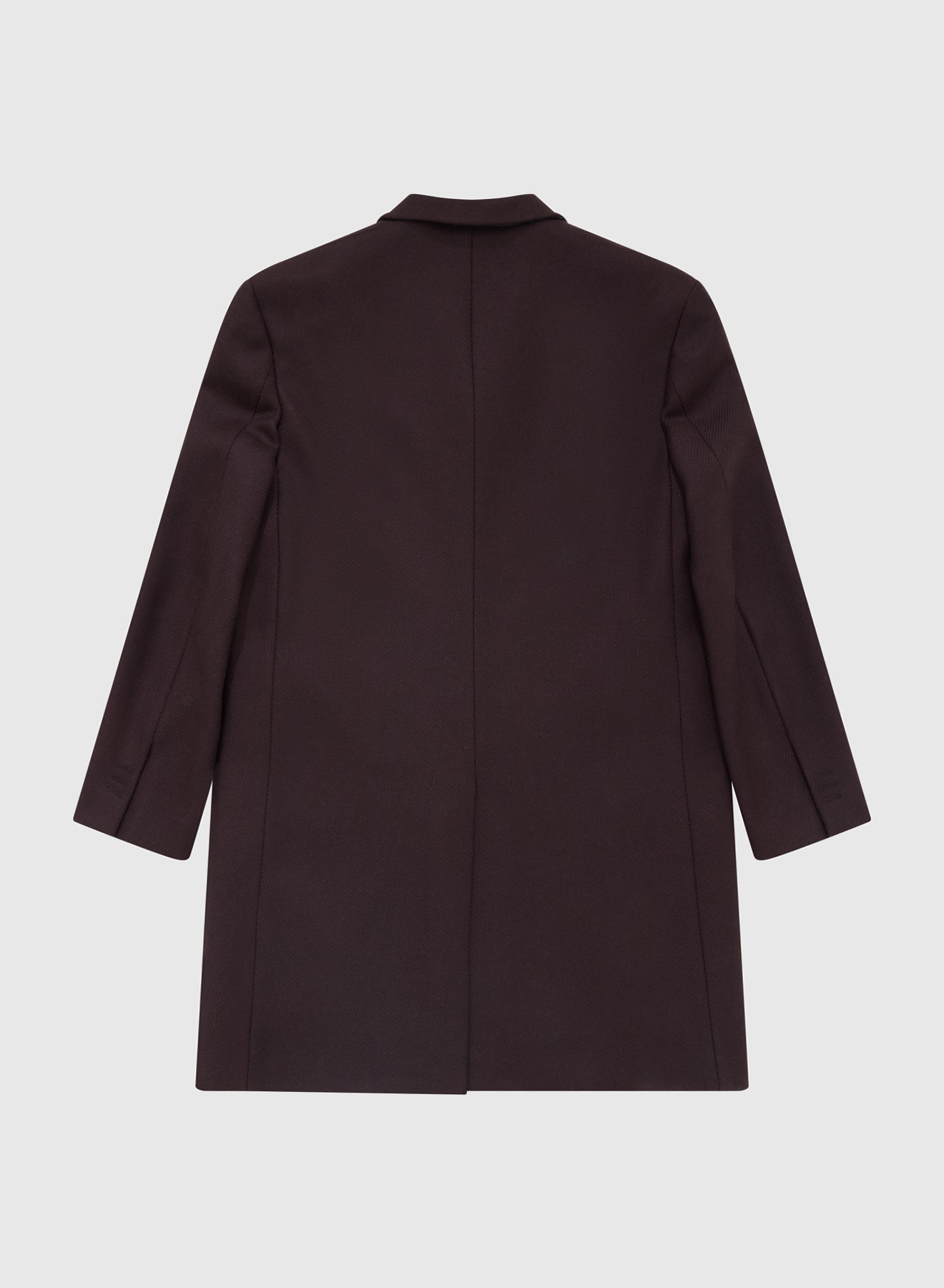 MASTER COAT WOOL BATAVIA IN BROWN