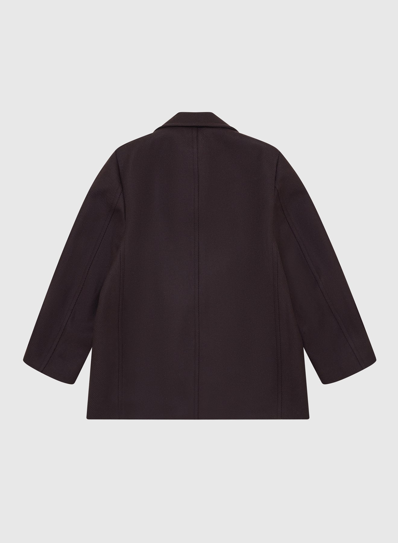 424 PEACOAT WOOL BATAVIA IN BROWN