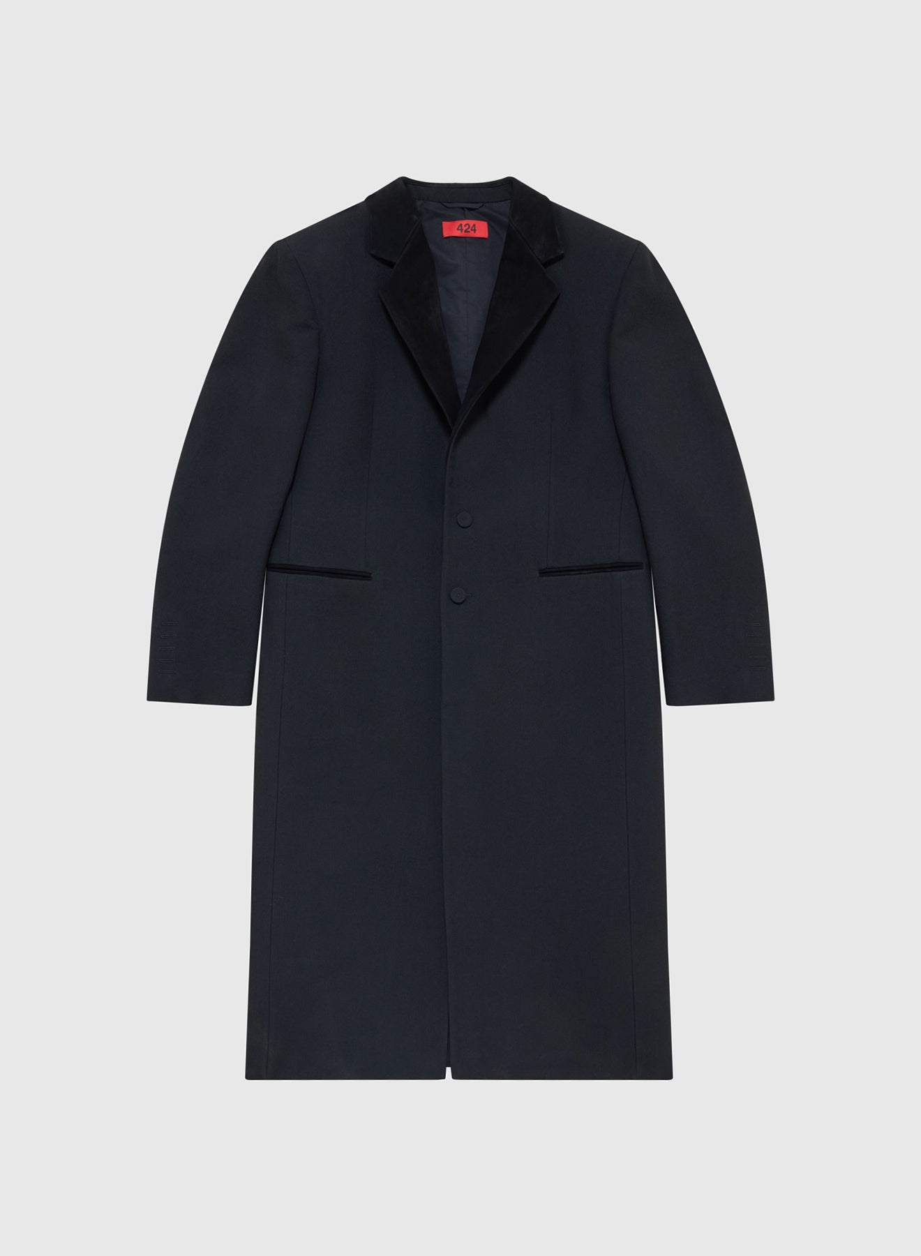 OVERCOAT HEAVY WOOL IN BLACK