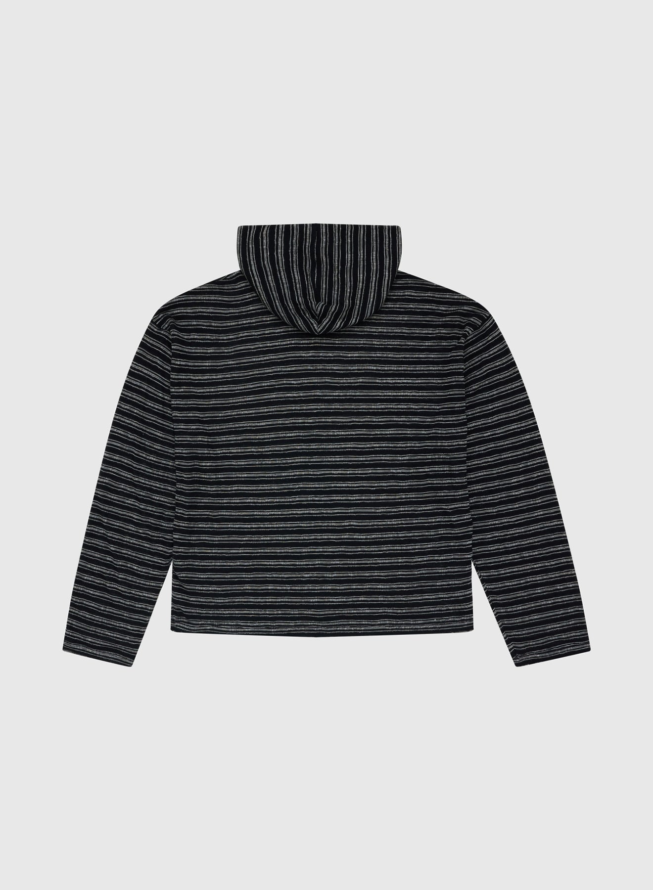 LAYERING HOODIE STRIPED LIGHTWEIGHT JERSEY