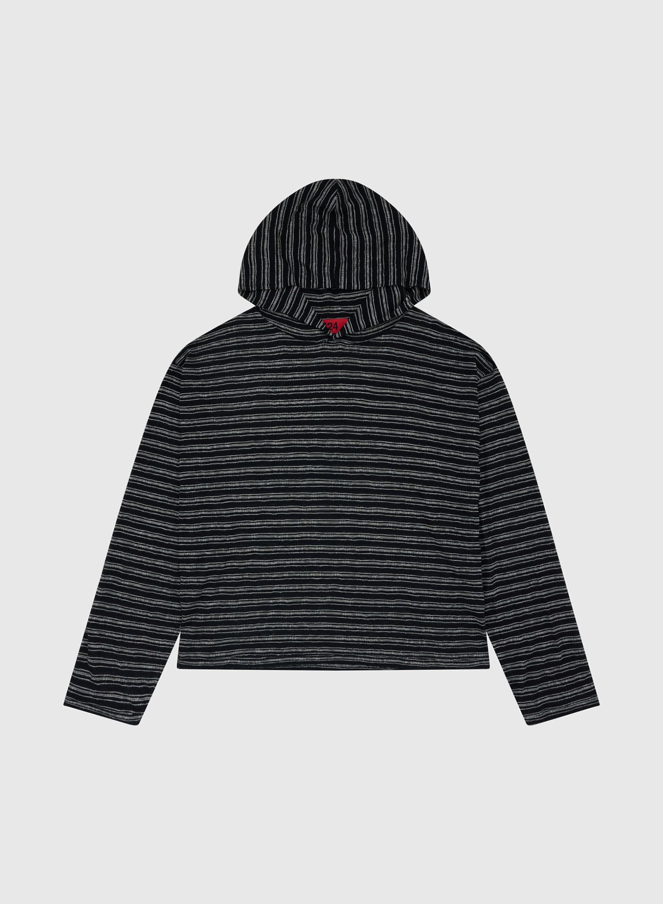 LAYERING HOODIE STRIPED LIGHTWEIGHT JERSEY