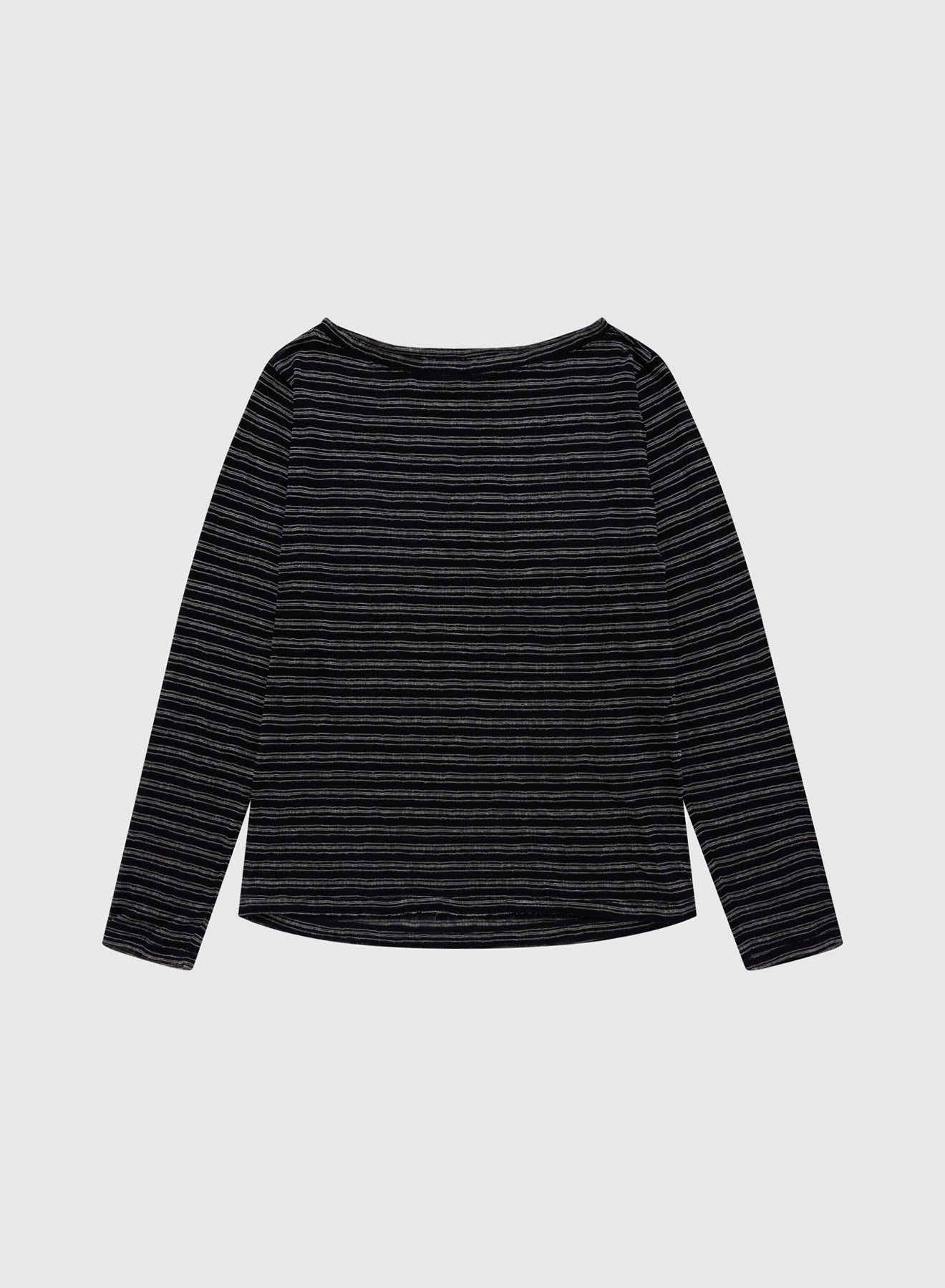 LAYERING TOP STRIPED LIGHTWEIGHT JERSEY