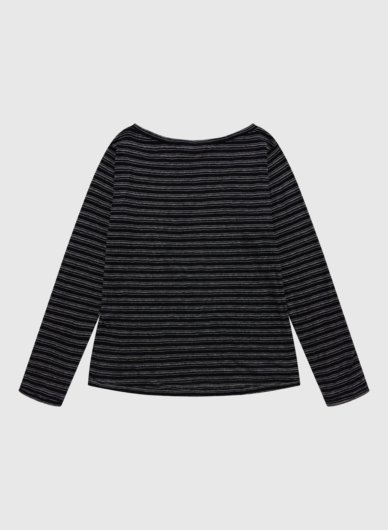 LAYERING TOP STRIPED LIGHTWEIGHT JERSEY