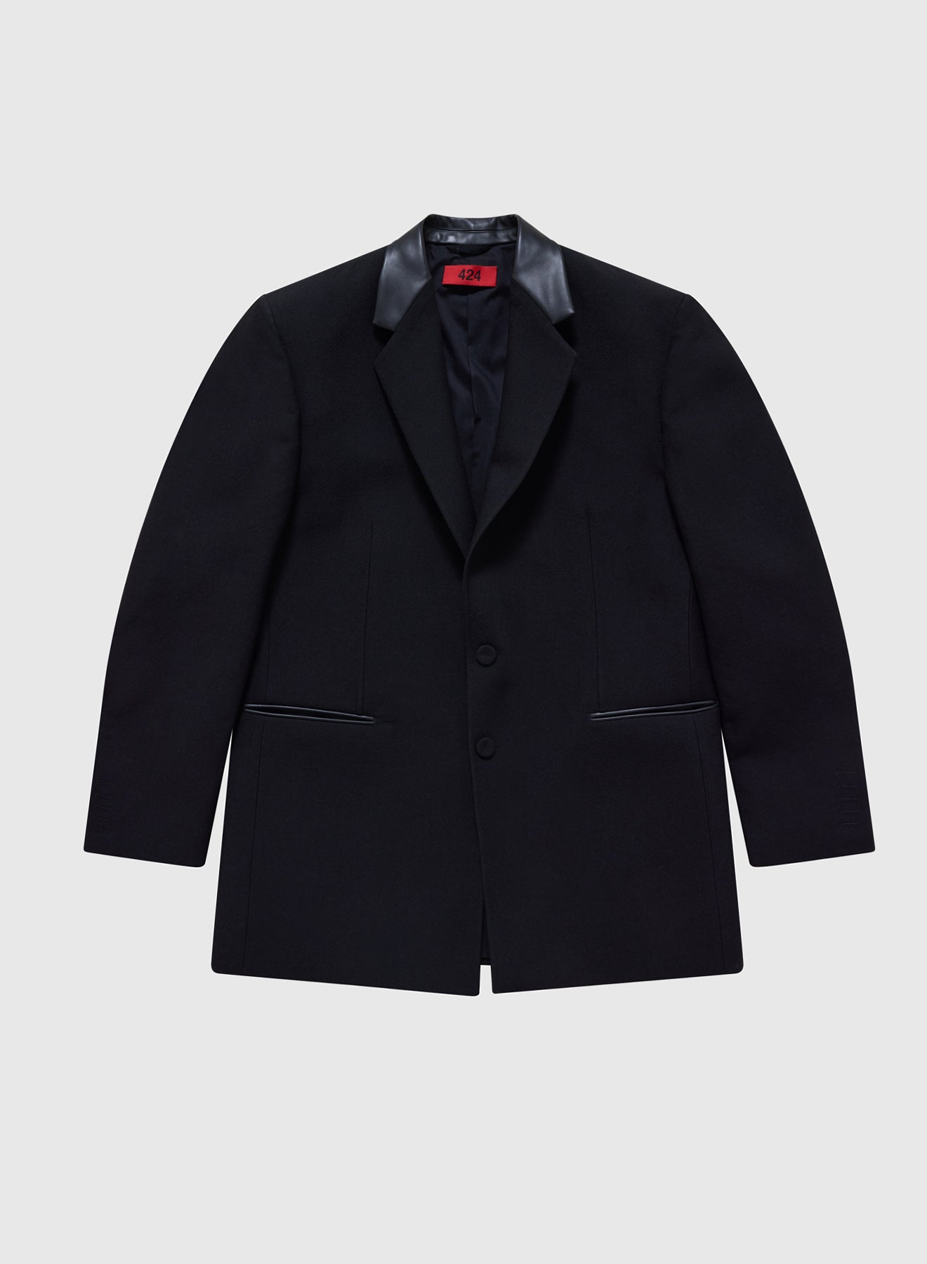 ONE BOTTON BLAZER HEAVY WOOL