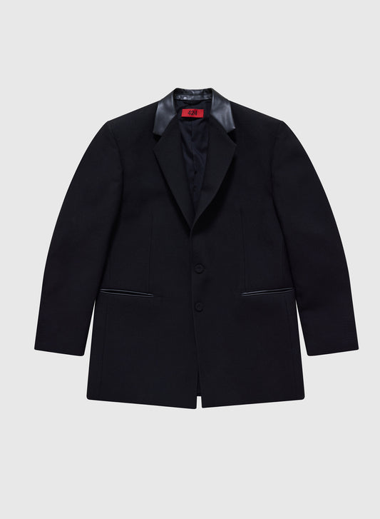 ONE BOTTON BLAZER HEAVY WOOL