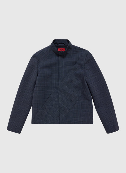 G JACKET GARDEN WOOL IN  AVIO CHECK