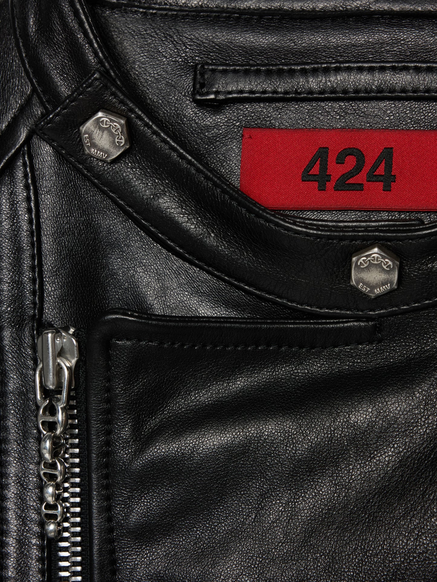 424 RACER JACKET IN BLACK