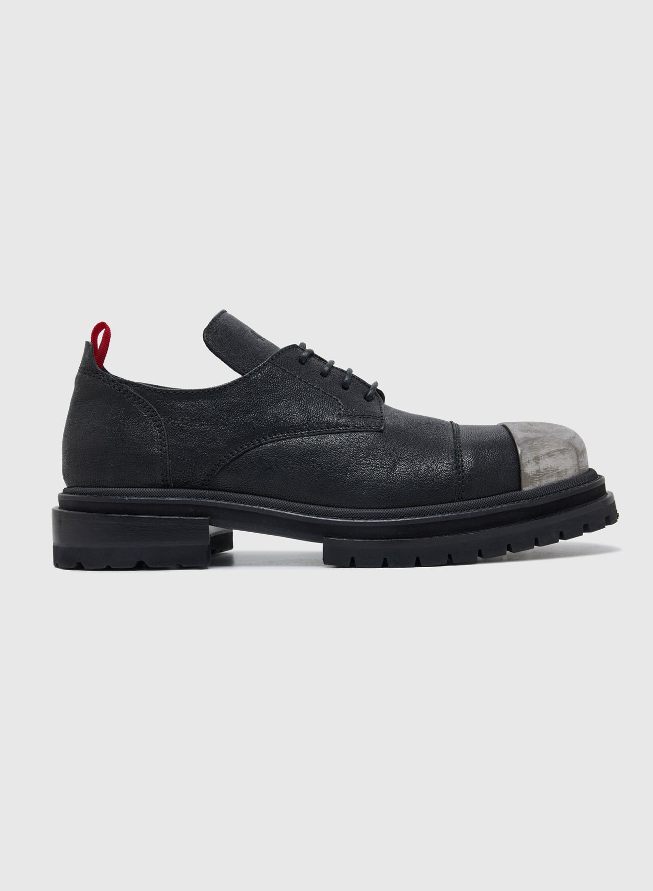 DERBY WASHED LEATHER IN BLACK