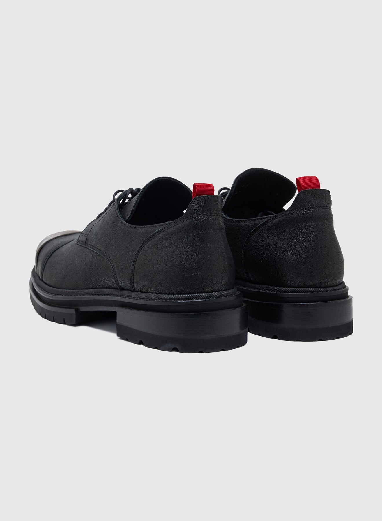 DERBY WASHED LEATHER IN BLACK