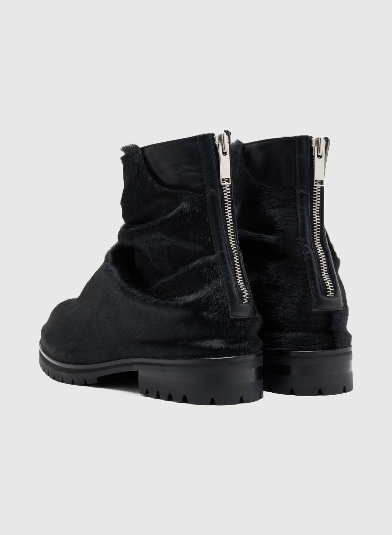 MARATHON BOOTS PONY IN BLACK