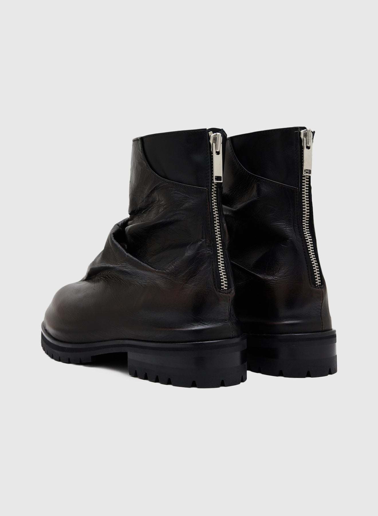 MARATHON BOOTS RUB OFF LEATHER IN BROWN