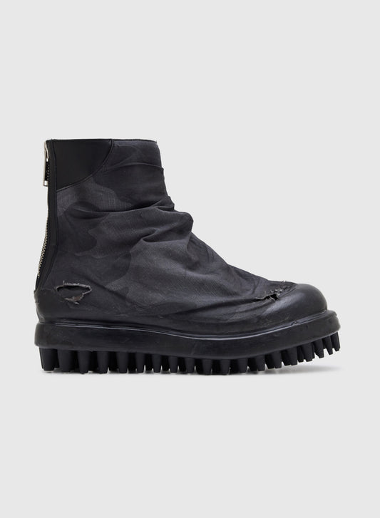MINER MARATHON BOOTS RIP STOP CAMO IN BLACK