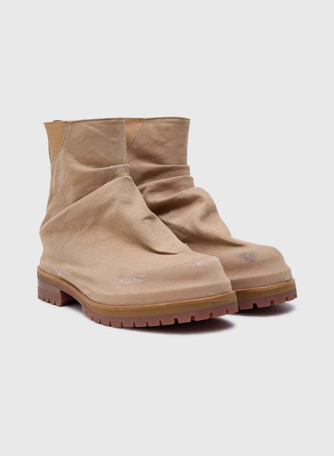 MARATHON BOOTS RAW CANVAS IN SAND