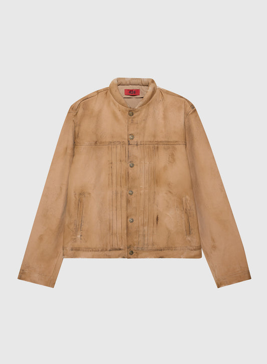 424 COLLECTION TRUCKER RAW CANVAS IN SAND