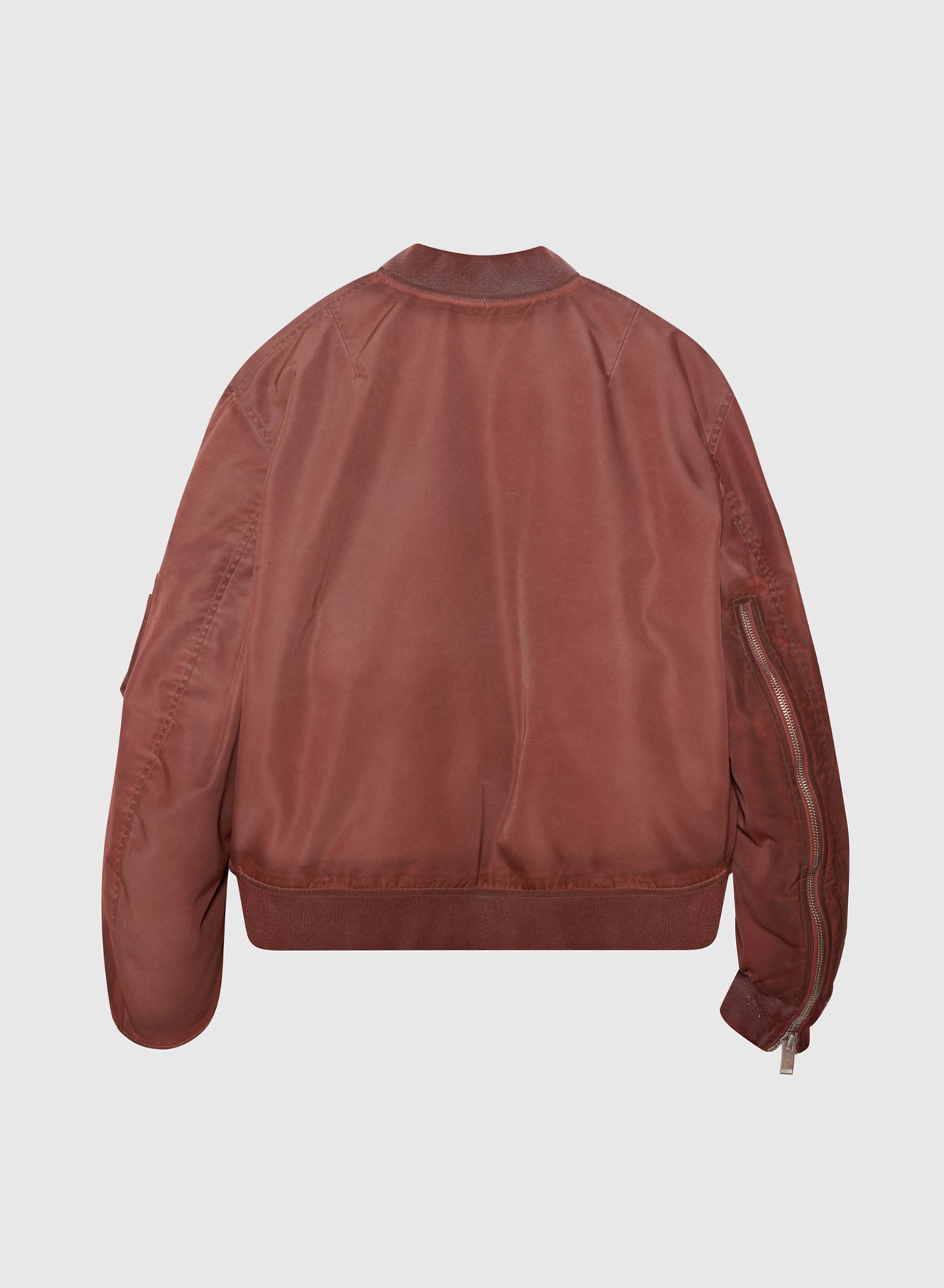 MILITARY BOMBER RECYCLED NYLON IN RED