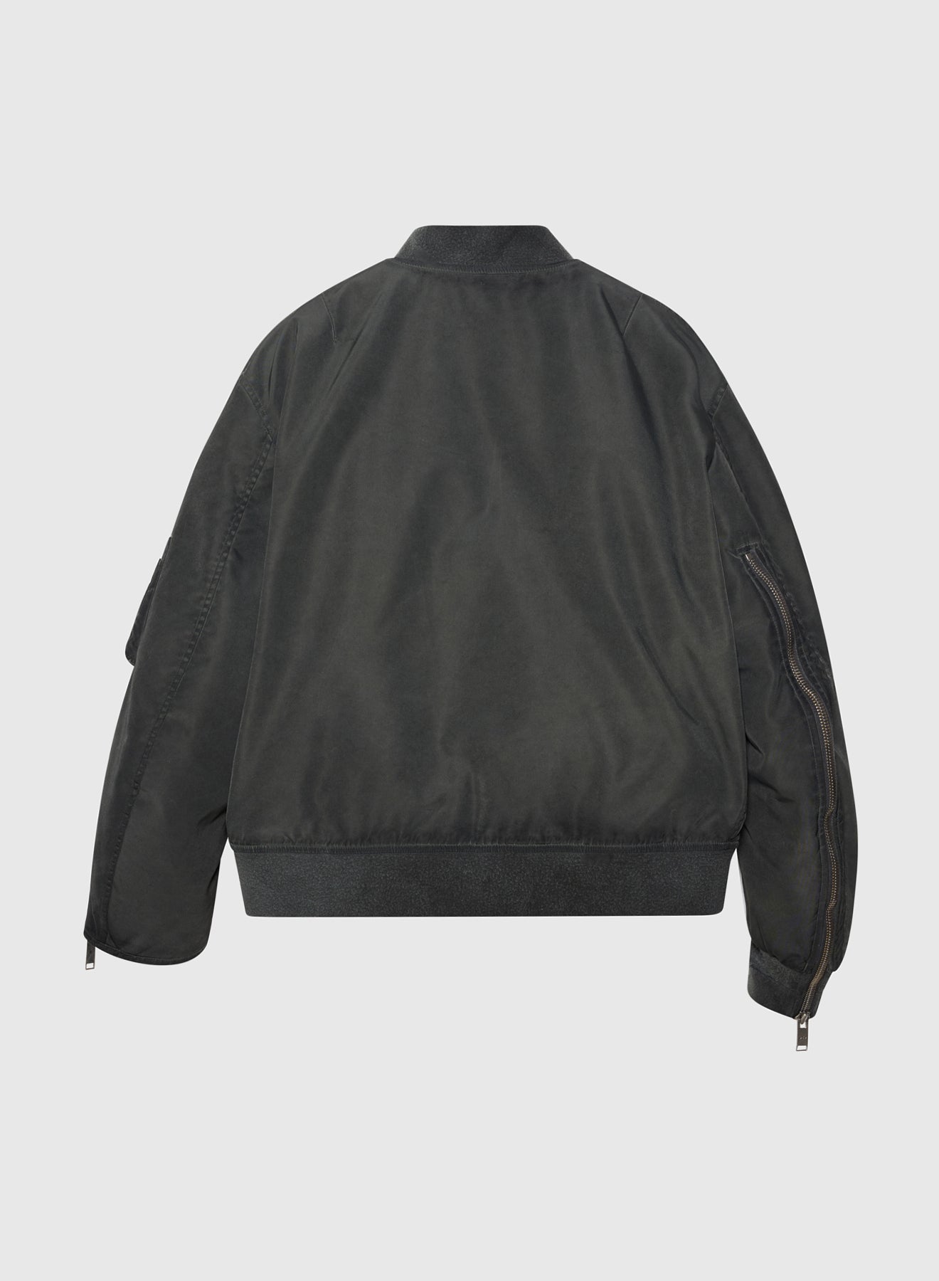 MILITARY BOMBER RECYCLED NYLON IN BLACK