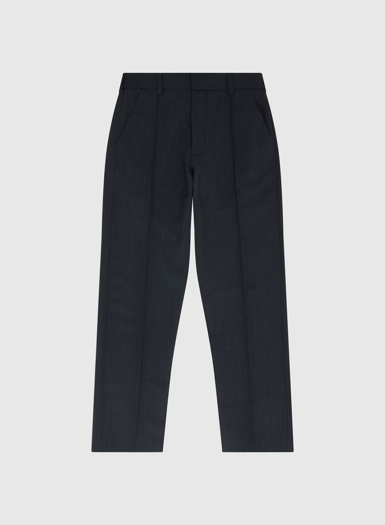 FIGO PANTS PINSTRIPES WOOL IN BLACK