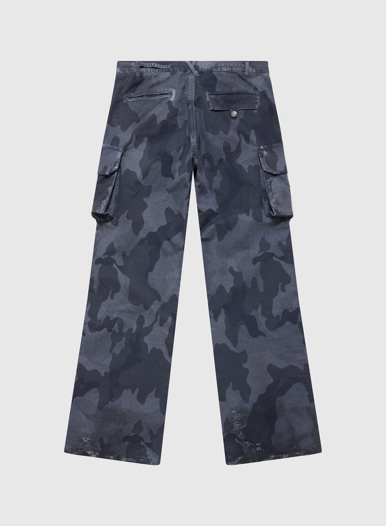 CARGO PANTS DOUBLE FACE RIP STOP IN BLACK