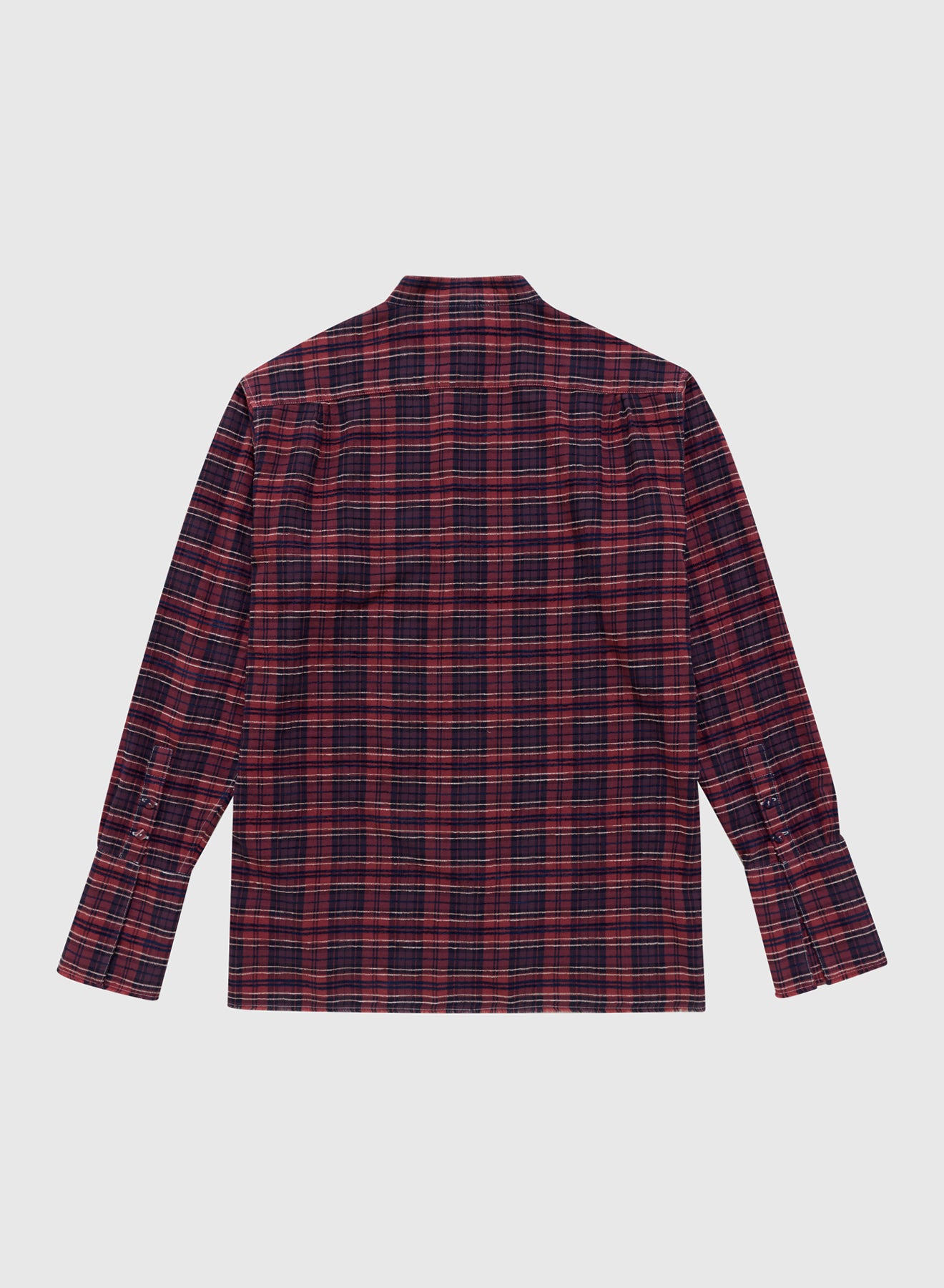 424 FLANNEL SHIRT EMBROIDERED IN RED