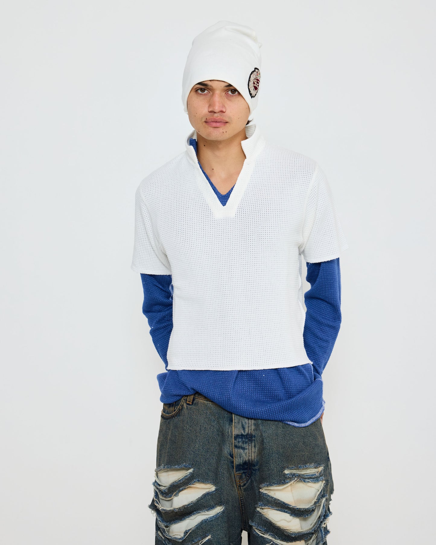 S/S THERMAL SALT WHITE WASHED